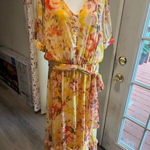 Calvin Klein Multicolor Floral Maxi Dress
